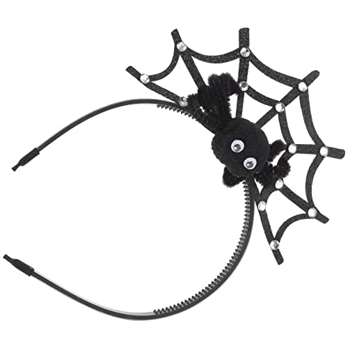 SOLUSTRE Halloween-haar-accessoire Halloween-kopfbedeckung Bühnenkopfschmuck Maskeradekostüm Lustiges Kostümzubehör Party-haarschmuck Kostümzubehör Haarband Spinne Kind Stoff Kleid von SOLUSTRE