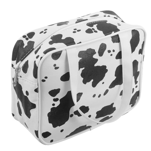 SOLUSTRE Handliche wasserdichte Reise Kosmetiktasche mit Großer Kapazität Pu Material Vielseitiger Organizer für Lippenstift Pinsel Pflegeprodukte Praktischer Make up Beutel Unterwegs von SOLUSTRE