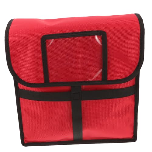 SOLUSTRE Große Isolierte Pizzatasche Zum Lieferdienst Lebensmittel-liefertasche Mit Druckverschluss Pizzawärmertasche Aus Robuster Wolle Spülmaschinenfest Und Reißfest von SOLUSTRE