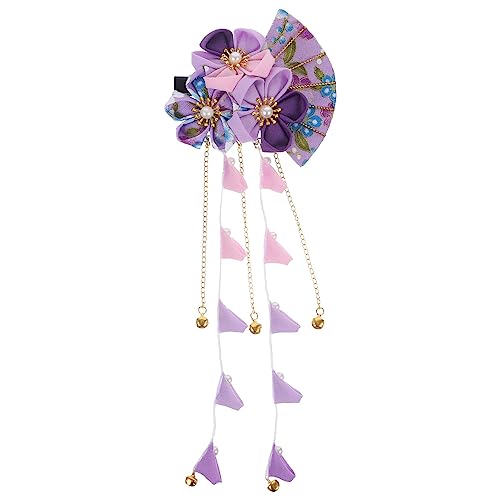 SOLUSTRE Haarspangen Für Damen Japanische Haarspangen Kimono-Blumen-Haarnadeln Quasten-Haarnadeln Haarschmuck Für Frauen Haarschmuck Für Damen von SOLUSTRE