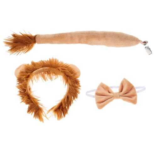 SOLUSTRE Kostüm Stirnband Verstellbare Schleife Abnehmbarer Tierkostüm Accessoire für Karneval Halloween Fasching Party von SOLUSTRE