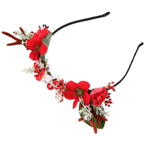SOLUSTRE Weihnachts-haarband Mit Geweih Niedlicher Elch-stirnband Für Festivitäten Partys Und Tägliche Dekorationen Schaffe Eine Festliche von SOLUSTRE