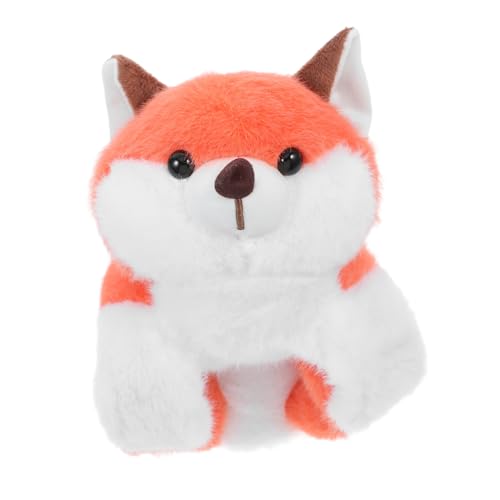 SOLUSTRE Kuscheliges Fuchs Plüsch Schnapparmband Weiches Tierarmband mit Sicherem Sitz Einfach Anzulegendes Klatscharmband für Erwachsene Niedliches zu Geburtstagen und Partys von SOLUSTRE
