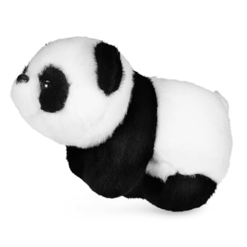 SOLUSTRE Plüsch armband Panda Slap Bracelet Kuscheltier mit Weichem Langlebigem Material Verstellbar für Handgelenke Niedliches Tierdesign für Tierfreunde Einfach Anzulegen und Vielseitig von SOLUSTRE