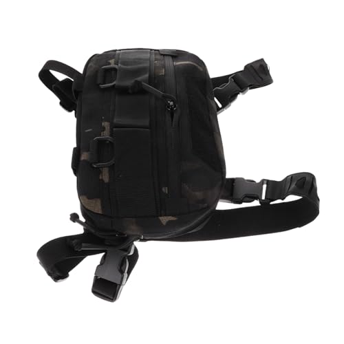 SOLUSTRE Versatile Multi-funktions Brusttasche Für Männer Einstellbare Outdoor-gürteltasche Für Laufen Radfahren Und Reisen Aus Strapazierfähigem Oxford Geräumigen Fächern Für von SOLUSTRE