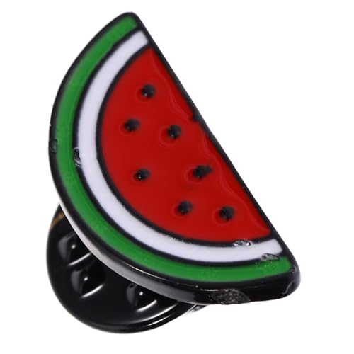 SOLUSTRE Wassermelone Brosche für Frauen Trendige Emaille Anstecknadel als Modisches Accessoire für Jacken Schals und Leicht und Langlebig für von SOLUSTRE