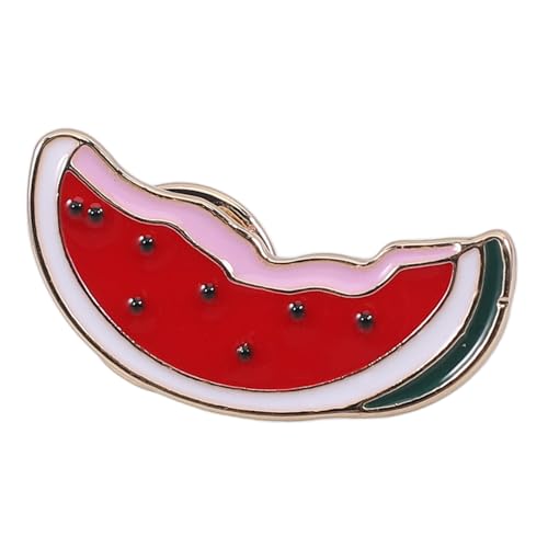 SOLUSTRE Wassermelonen Brosche aus Leicht und Langlebig Anstecknadel für Pullover Schal Clips Vielseitiger Damenschmuck für Alltag und Accessoires von SOLUSTRE