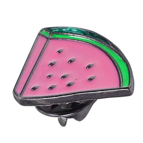 SOLUSTRE Wassermelonenbrosche wassermelonen brosche Wassermelonen-Anstecknadel Wassermelonen-Brosche Deko-Anstecknadel Wassermelone süße Taschenbrosche Anstecknadel mit Früchten Legierung von SOLUSTRE