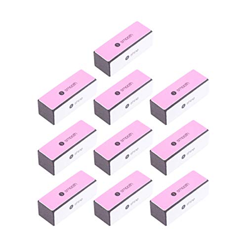 Solustre 10Pcs Nagelfeilen Block Maniküre Pediküre Werkzeug EVA Vierseitig Quader Polieren Block Multifunktional Frauen Mädchen Nagelpflege Tragbar Zuhause Nagelstudio Salon Nagelkunst Nageldesign von SOLUSTRE