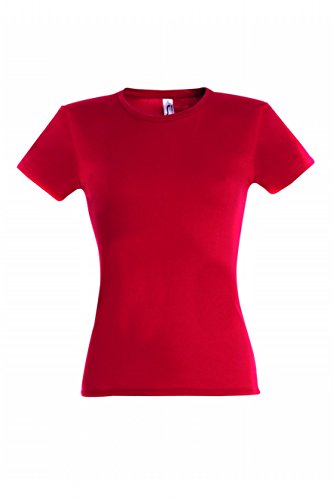 SOL´S Ladies T-Shirt Miss, Größe:S, Farbe:Red von SOL'S