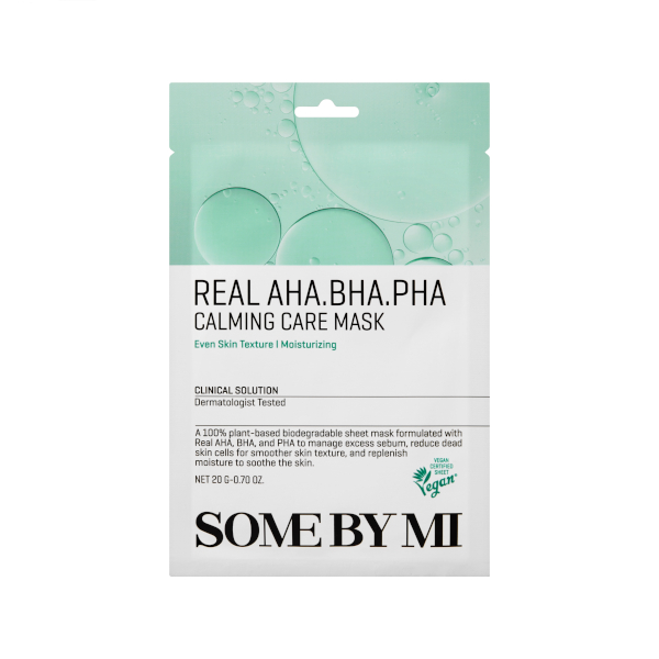 SOME BY MI - Real AHA-BHA-PHA Calming Care Mask - 1stück von SOME BY MI