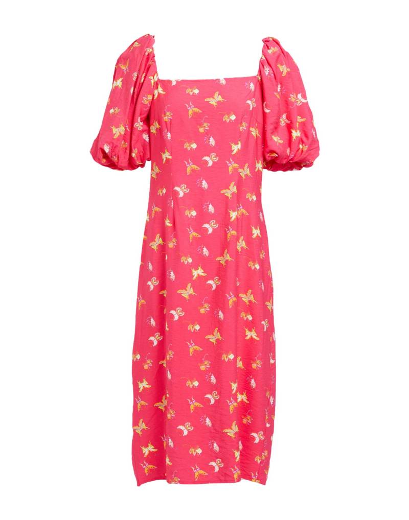 SOMETHINGNEW0803 Midi-kleid Damen Fuchsia von SOMETHINGNEW0803
