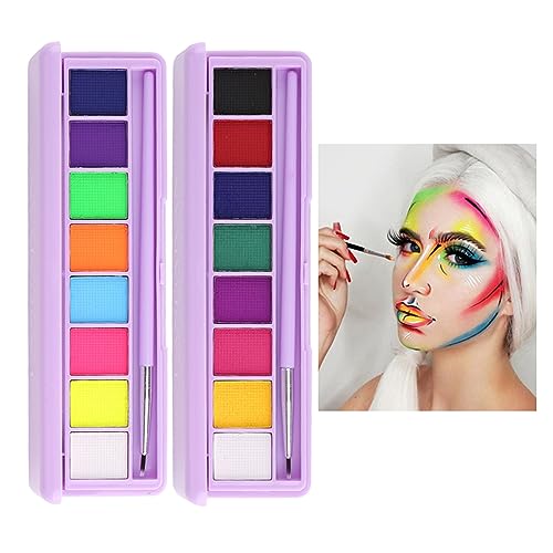 Gesicht Body Painting Öl, Body Painting Gesichtsfarbe ,Körperfarben Gesicht Körperbemalung Öl,Sicher Schminkpalette Schminkfarben Face Painting Set für Kinder Erwachsene,Halloween,Party,Colsplay von SOMGKIN
