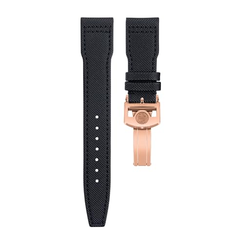 SOMKB 20 mm, 21 mm, 22 mm, Nylon-Canvas-Lederarmband für IWC-Armband Spitfire Mark 18 Portugieser Portofino Pilot IW3777, 20 mm, Achat SOMKB 20 mm, 21 mm, 22 mm, Nylon-Canvas-Lederarmband für IWC-Armband Spitfire Mark 18 Portugieser Portofino Pilot IW3777, 20 mm, Achat von SOMKB