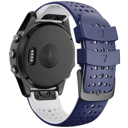 SOMKB 22mm für Fenix 5 Uhrenarmband 22mm Easy-Fit Silikon Soft Sport Band Ersatz für Fenix 7/Fenix 5 Plus/Fenix 6/Fenix 6 Pro Smartwatches, Black/Yellow, agate SOMKB 22mm für Fenix 5 Uhrenarmband 22mm Easy-Fit Silikon Soft Sport Band Ersatz für Fenix 7/Fenix 5 Plus/Fenix 6/Fenix 6 Pro Smartwatches, Black/Yellow, agate von SOMKB