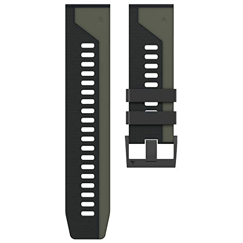 SOMKB 26 22 mm Silikonarmband mit Schnellverschluss für Garmin Fenix 6 6X Pro 5X 5Plus 3 HR S60 935 D2 Enduro MK2i Easyfit Armband, For Approach S60 S62, Achat von SOMKB