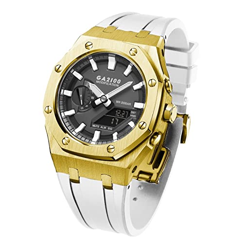 SOMKB Für GA2100-4A Metall Uhr Fall Silikon Uhrenarmband 316 Edelstahl Modifizierte Zubehör Kit, Eén maat, Achat SOMKB Für GA2100-4A Metall Uhr Fall Silikon Uhrenarmband 316 Edelstahl Modifizierte Zubehör Kit, Eén maat, Achat von SOMKB
