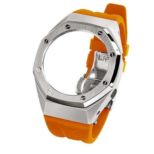 SOMKB GA2100 4 ° Edelstahl Lünette Uhr Fluorgummi Armband Retrofit Kit für Herrenuhren GA-2100/GA-2110/GA-B2100, Einheitsgröße, Achat, Misura unica, Achat SOMKB GA2100 4 ° Edelstahl Lünette Uhr Fluorgummi Armband Retrofit Kit für Herrenuhren GA-2100/GA-2110/GA-B2100, Einheitsgröße, Achat, Misura unica, Achat von SOMKB