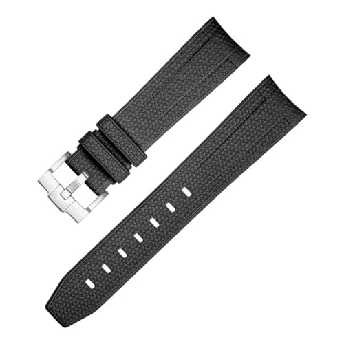 SOMKB Gummi-Uhrenarmband für Omega X Swatch Joint MoonSwatch Constellation Herren Damen Wasserdicht Sport 20 mm Uhrenarmband mit gebogenem Ende, 46, Achat von SOMKB