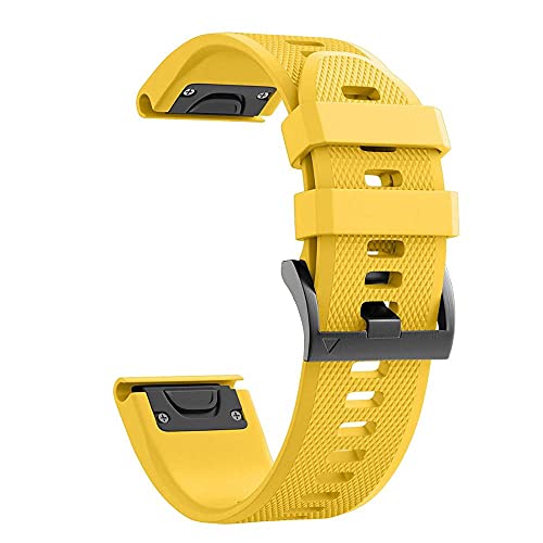 SOMKB Silikon-Uhrenarmbänder mit Schnellentriegelung für Garmin Fenix 7X 7 6 6X Pro 5X 5 Plus 3 3HR Forerunner 935 945 Smartwatch-Armband, 26mm Fenix 6X 6XPro, Achat von SOMKB