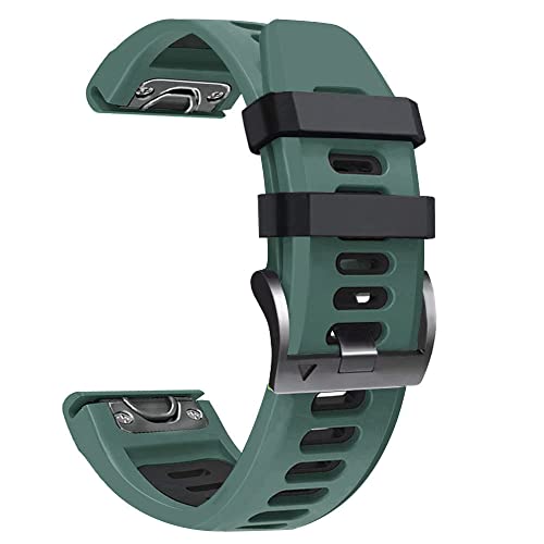 SOMKB Silikon-Uhrenarmbänder mit Schnellentriegelung für Garmin Fenix 7X 7 6 6X Pro 5X 5 Plus 3 3HR Forerunner 935 945 Smartwatch-Armband, 26mm Fenix 6X 6XPro, Achat von SOMKB