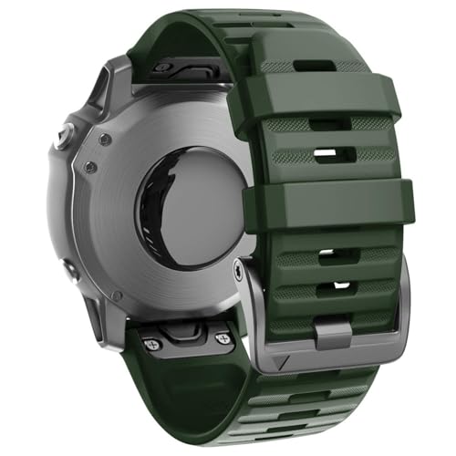 SOMKB Uhrenarmband für Fenix 8/6X/7X, 26 mm, leicht anzubringen, weiches Silikon, Ersatz für Fenix 5X/Fenix 5X Plus/Fenix 3/Fenix 6X Pro/Descent MK2i Smartwatches, Einheitsgröße, Achat SOMKB Uhrenarmband für Fenix 8/6X/7X, 26 mm, leicht anzubringen, weiches Silikon, Ersatz für Fenix 5X/Fenix 5X Plus/Fenix 3/Fenix 6X Pro/Descent MK2i Smartwatches, Einheitsgröße, Achat von SOMKB
