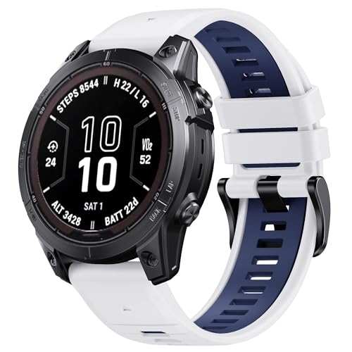 SOMKB Uhrenarmband für Fenix8, 22 mm breit, Fenix 6, Armband für Fenix 5/Fenix 7/Fenix 5 Plus/Fenix 6 Pro, weiches Silikon-Uhrenband, Einheitsgröße, Achat von SOMKB