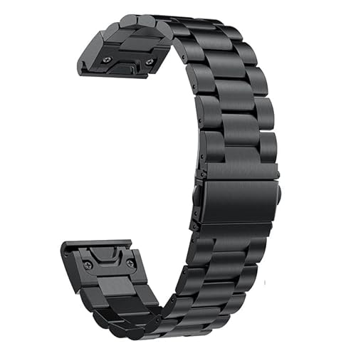 SOMKB Uhrenarmband für Garmin Fenix 6, 6X, Pro, 5X, Plus, 3HR, Edelstahl, Tactix Delta D2, Delta, Schnellverschluss, 26 mm, 26mm For Quaitx 3, Achat von SOMKB