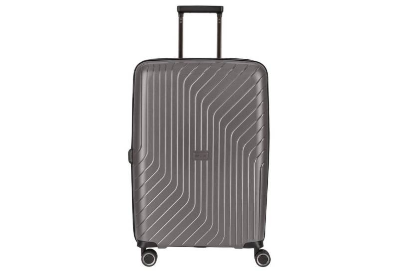 SOMKO Koffer Wave - 4-Rollen-Trolley M 67 cm erw. (anthrazit) von SOMKO