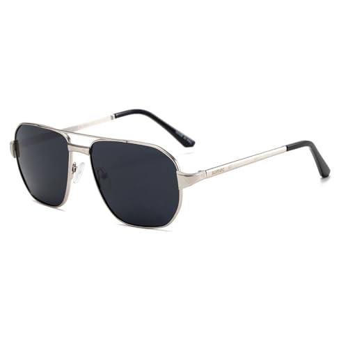 SOMOC Polarisierte Sonnenbrille Herren, Sonnenbrillen Retro Klassische Vintage Polarisierte Brille UV400 Metallrahmen Schutz Classic Sunglasses für Fahren SP-9380, C3 SOMOC Polarisierte Sonnenbrille Herren, Sonnenbrillen Retro Klassische Vintage Polarisierte Brille UV400 Metallrahmen Schutz Classic Sunglasses für Fahren SP-9380, C3 von SOMOC