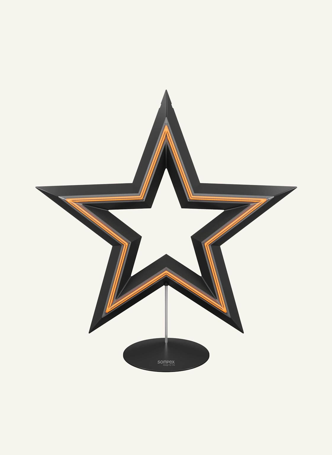 Sompex Leuchte Freestar schwarz von SOMPEX