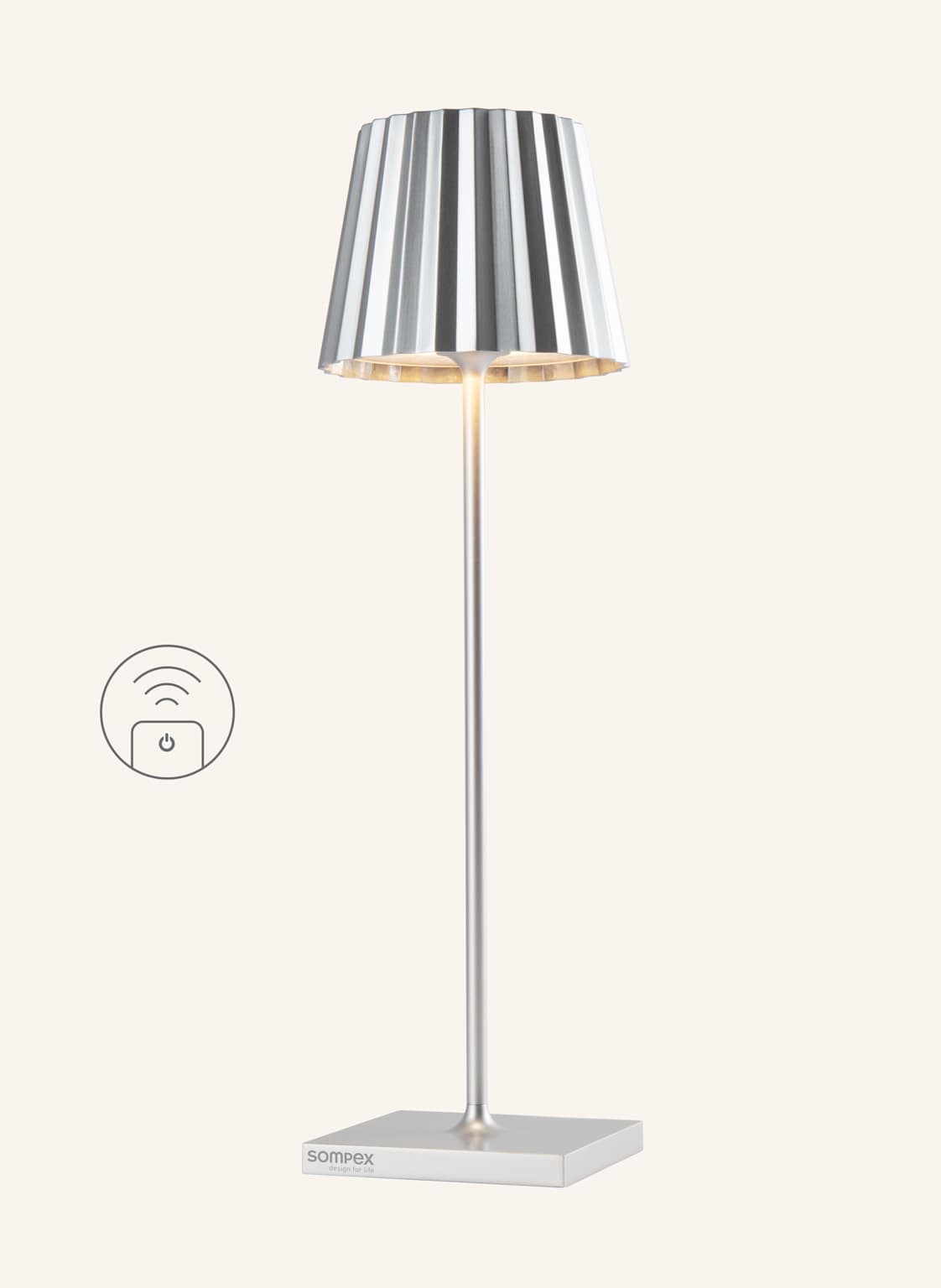 Sompex Leuchte Troll Rc silber von SOMPEX