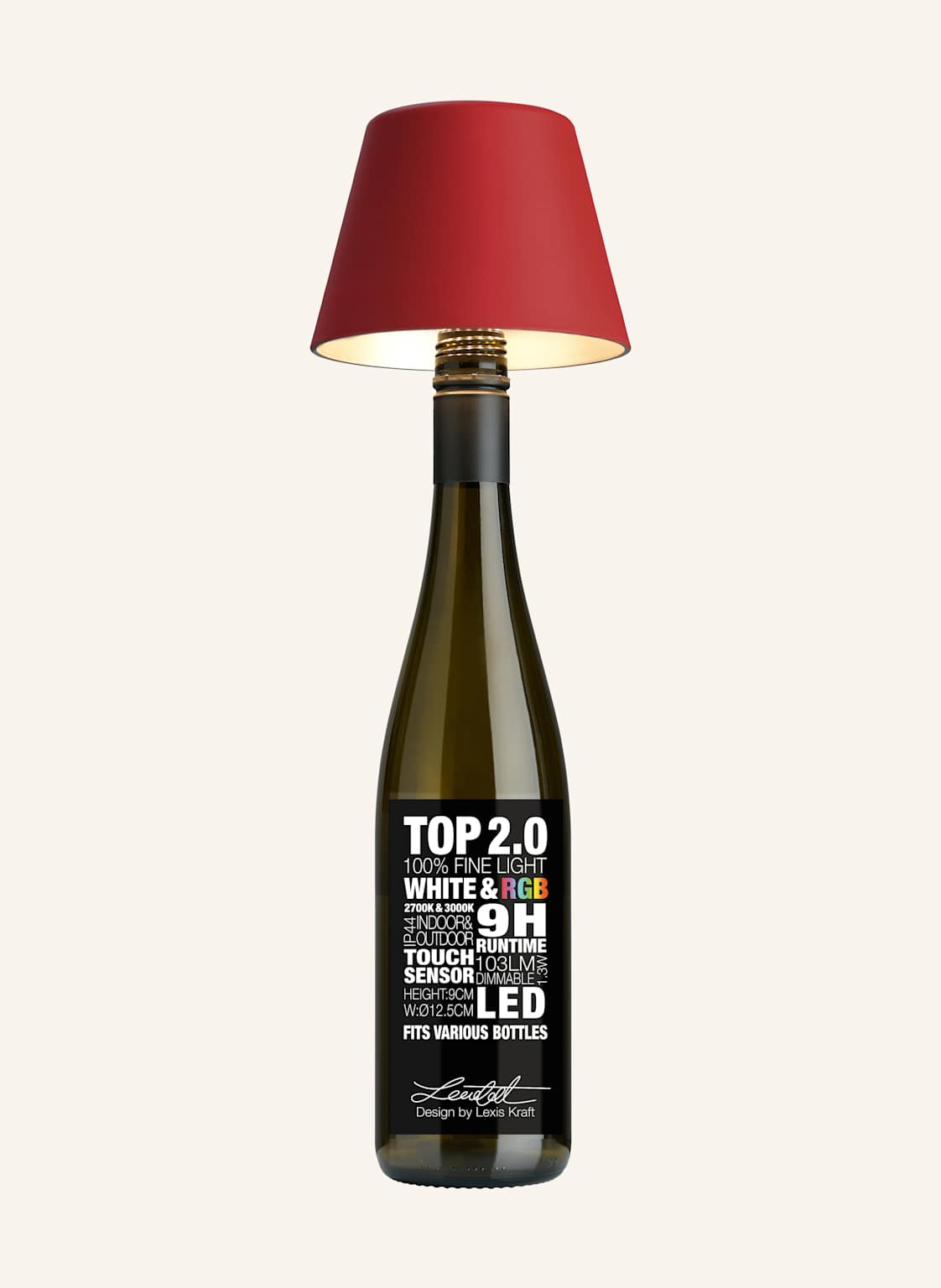 Sompex Leuchte top2.0 rot Sompex Leuchte top2.0 rot von SOMPEX