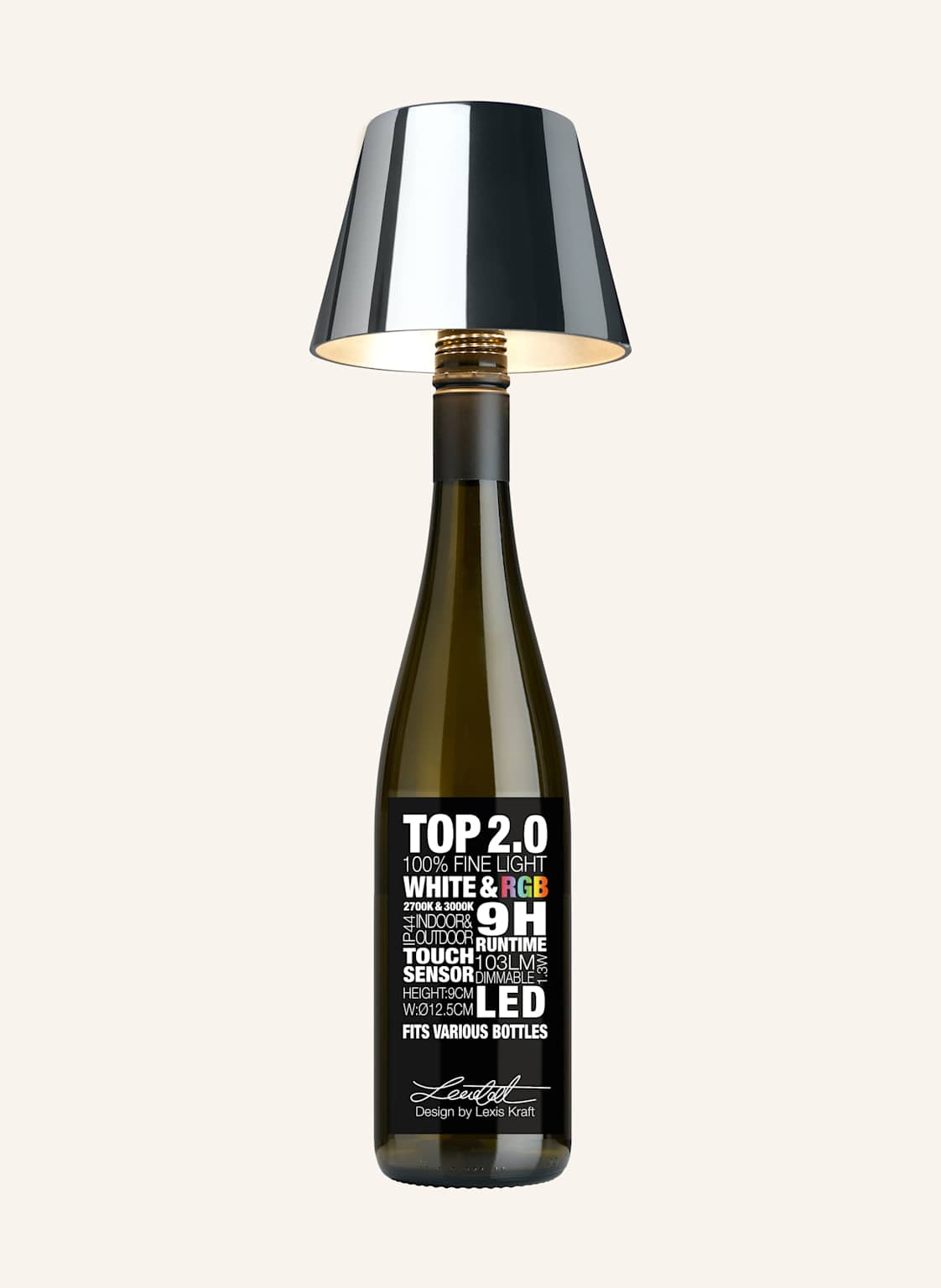 Sompex Leuchte top2.0 silber Sompex Leuchte top2.0 silber von SOMPEX