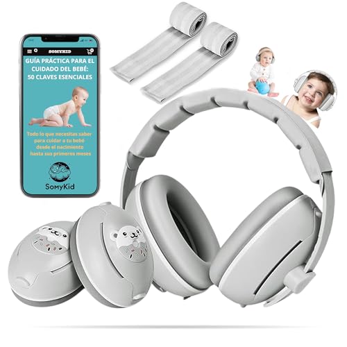 Gehörschutz Baby Kopfhörer Lärmschutz - Baby Geschenk - Neugeborenen Geschenk - Reduziert 25dB - Von 0 Monaten bis 4 Jahren Gehörschutz Baby Kopfhörer Lärmschutz - Baby Geschenk - Neugeborenen Geschenk - Reduziert 25dB - Von 0 Monaten bis 4 Jahren von SOMYKID