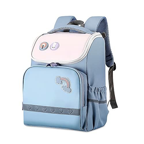 SONARIN Grundschulrucksack für Jungen Mädchen,Wasserdichter Leichter Schulranzen Kinderrucksack,Dauerhaft Großes Fassungsvermögen Grundschule Ranzen Schulrucksack Büchertasche für Kinder(Blau) von SONARIN