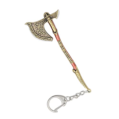 SONGCHANGJEWELRY Spiel-Schlüsselanhänger – Cosplay-Metall-Schlüsselanhänger – Spiel-Geschenke für Männer, Frauen, Teenager, Leviathan Axt Schlüsselanhänger 1, Standard größe von SONGCHANGJEWELRY