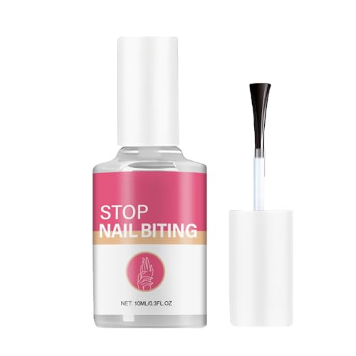 Stop Nägelkauen Nagellack - 10ml Daumenlutschen Stop Nails Polish - natürlich, anti nagelkauen, gegen fingernägel beißen - No Bite Nagellack für Erwachsene und Kinder, Schnelle und einfache Anwendung von SONGQEE