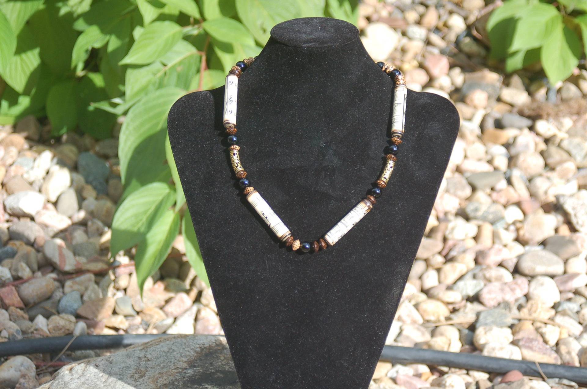 Musik-Halskette - Papier-Perle-Halskette von SONGSENSE