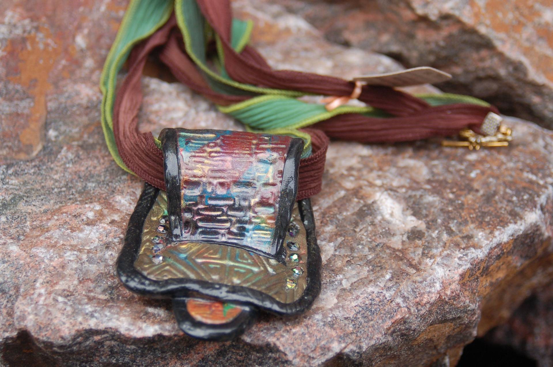 Schnalle Halskette, "The Loop" von SONGSENSE