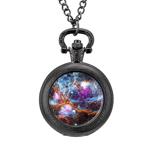 Fantasy Galaxy Starry Alloy Clock Vintage Pocket Watch Cute Hang Watches Pendant Necklace Fantasy Galaxy Starry Alloy Clock Vintage Pocket Watch Cute Hang Watches Pendant Necklace von SONGTING
