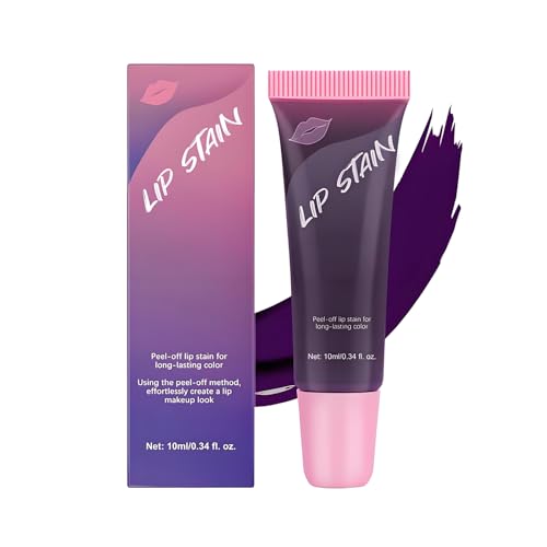 Peel Off Lip Stain – matter Lippenkonturenstift, hochpigmentierter, langanhaltender Peel Off Lip Gloss mit Non-Stick-Formel, flüssiger Lippenstift in Tube für makelloses Auftragen von SONGVISON