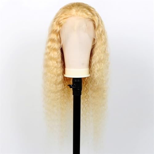 Perücken für Damen Menschliches Haar 13x4 Lace Front Perücke Tiefe Welle #613 Lace Frontal Perücke Vorgezupft Natürlich aussehende Haarperücken(20inches) von SONGYL-20249