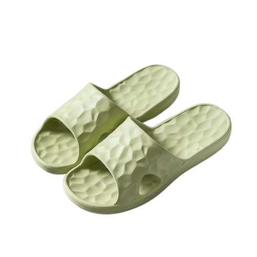 SONGYL-20249 badeschlappen Water Cube Hausschuhe Weibliche Sommertag Stil Paar Hausschuhe Home Home Badezimmer Badepantoffeln Home Schuhe badeschuhe(Green,41-42) von SONGYL-20249