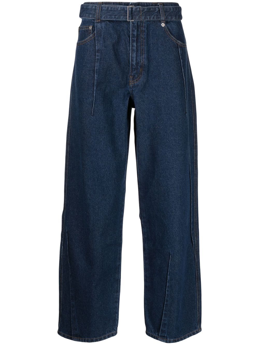 SONGZIO Straight-Leg-Jeans mit Abnähern - Blau von SONGZIO