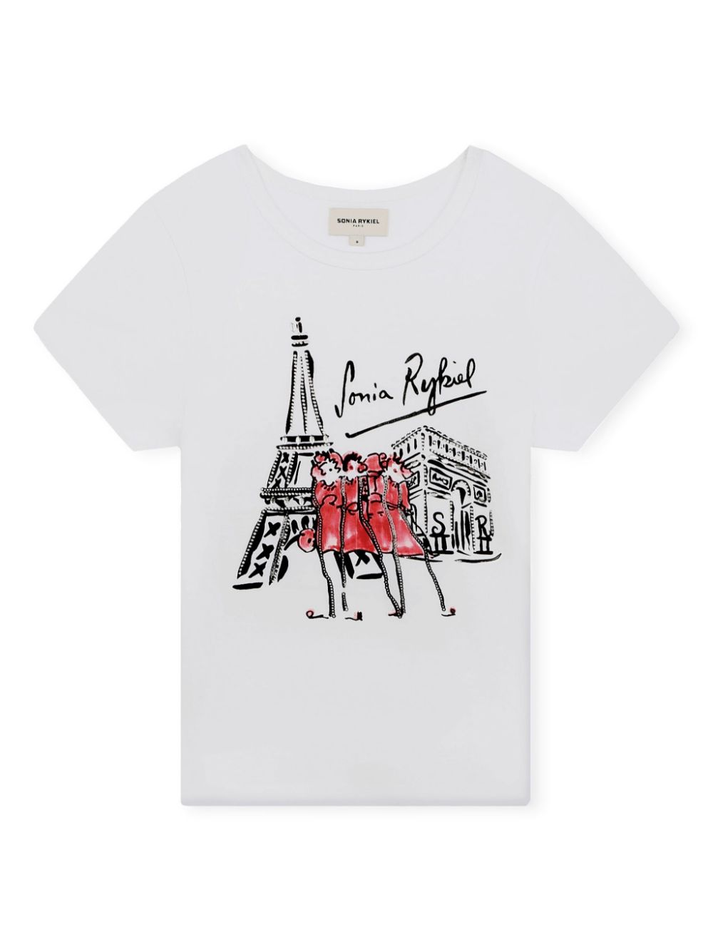 SONIA RYKIEL ENFANT T-Shirt aus Bio-Baumwolle mit Print - Weiß von SONIA RYKIEL ENFANT