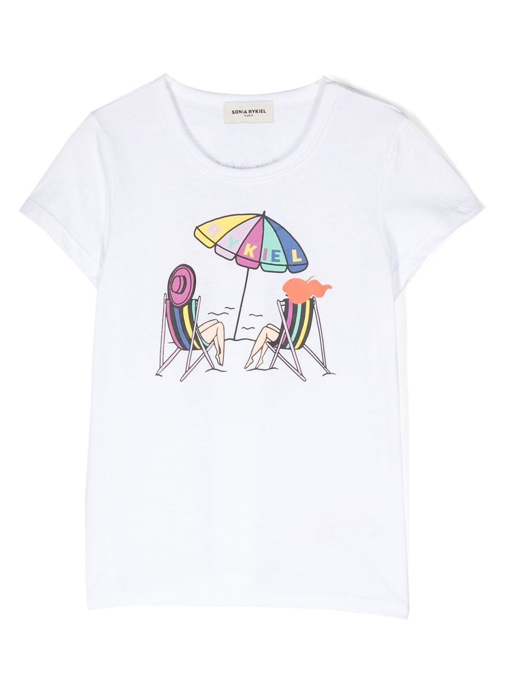 SONIA RYKIEL ENFANT T-Shirt mit grafischem Print - Weiß von SONIA RYKIEL ENFANT