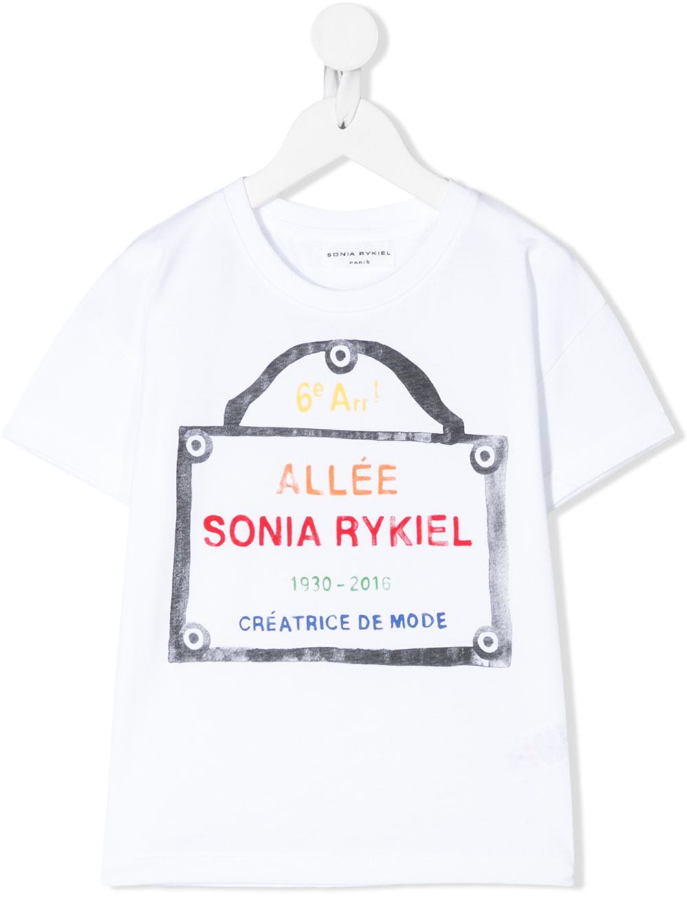 SONIA RYKIEL ENFANT T-Shirt mit Logo-Print - Weiß von SONIA RYKIEL ENFANT