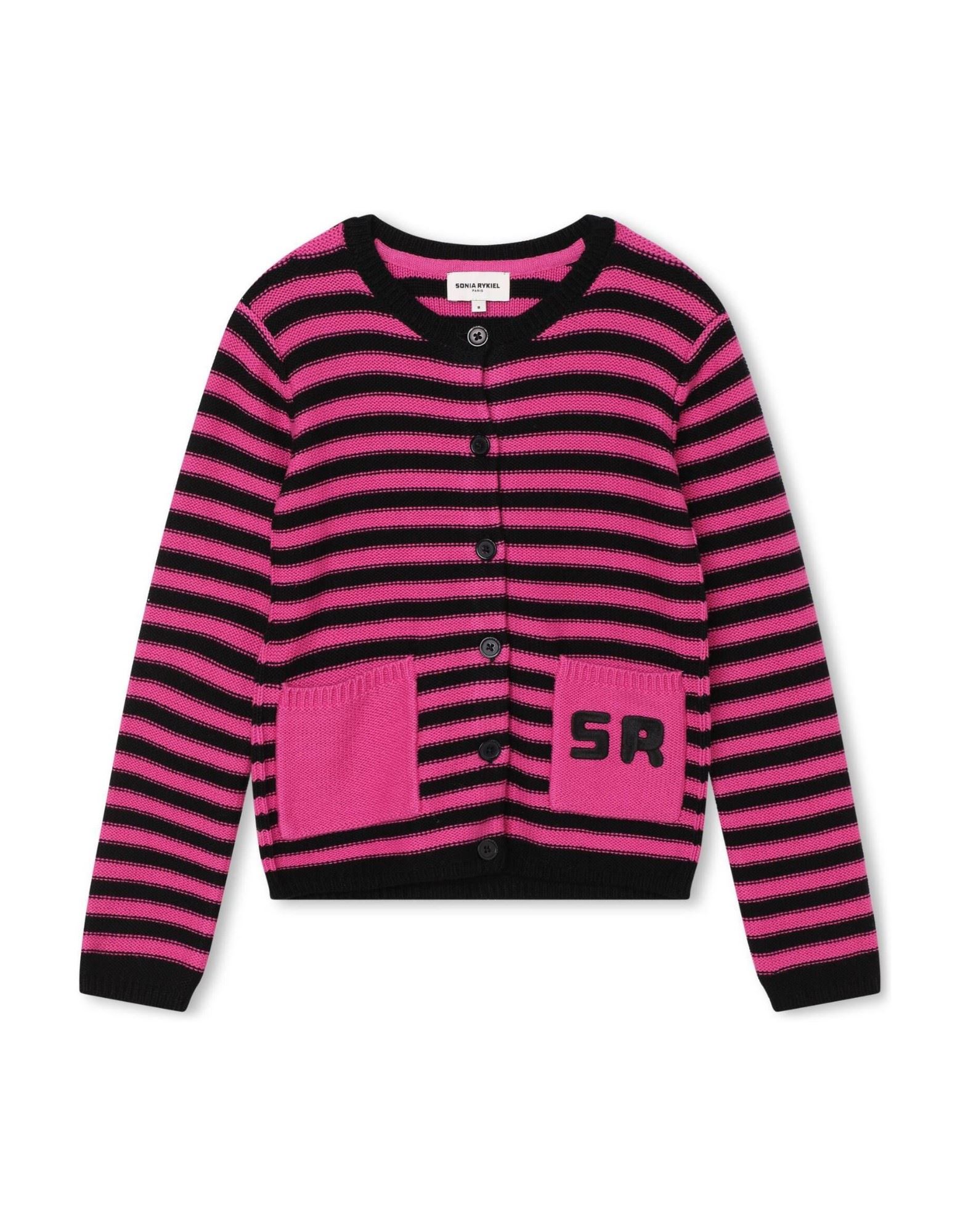 SONIA RYKIEL Strickjacke Kinder Fuchsia von SONIA RYKIEL