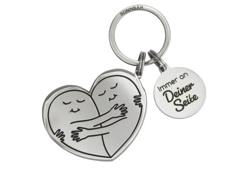 SONNBÄR Schlüsselanhänger Immer an Deiner Seite I Geschenk Fernbeziehung Beste Freundin Bestie von SONNBÄR